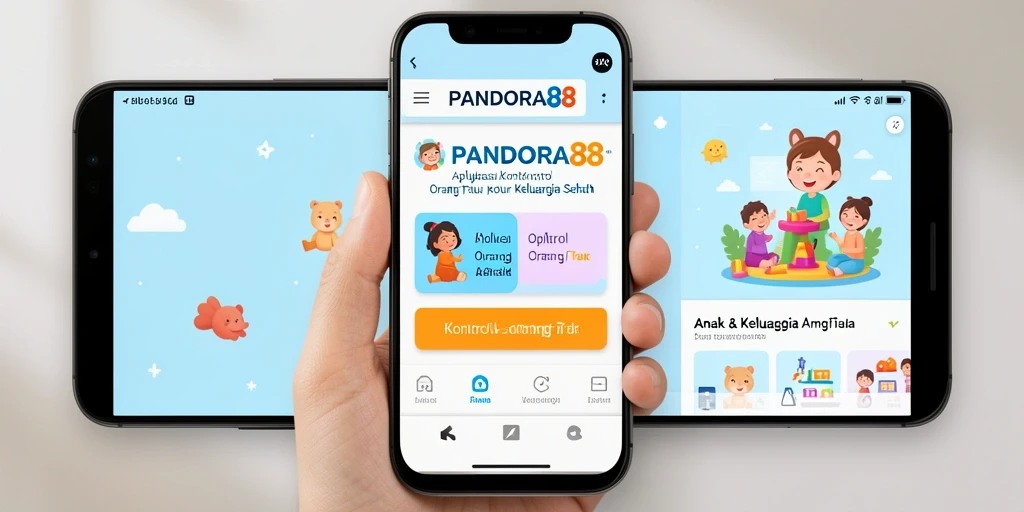 Antarmuka PANDORA88 yang intuitif untuk kontrol orang tua.