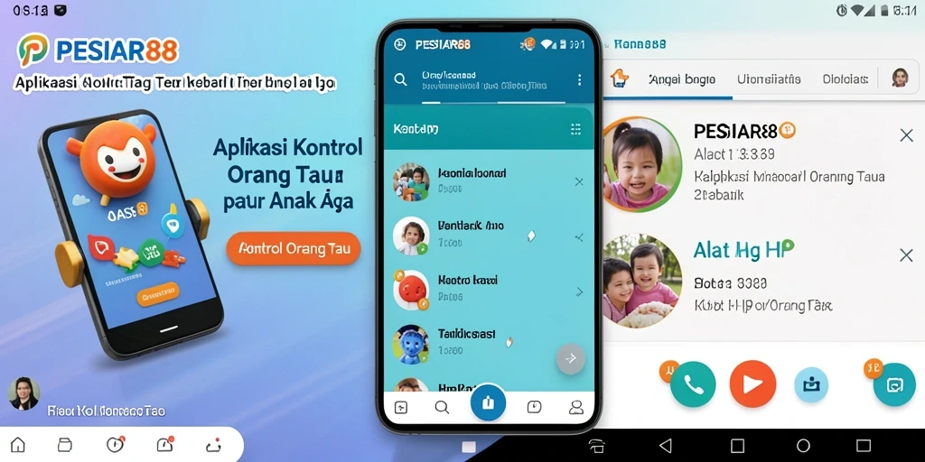 Tampilan antarmuka PESIAR88 yang user-friendly dan mudah dioperasikan.